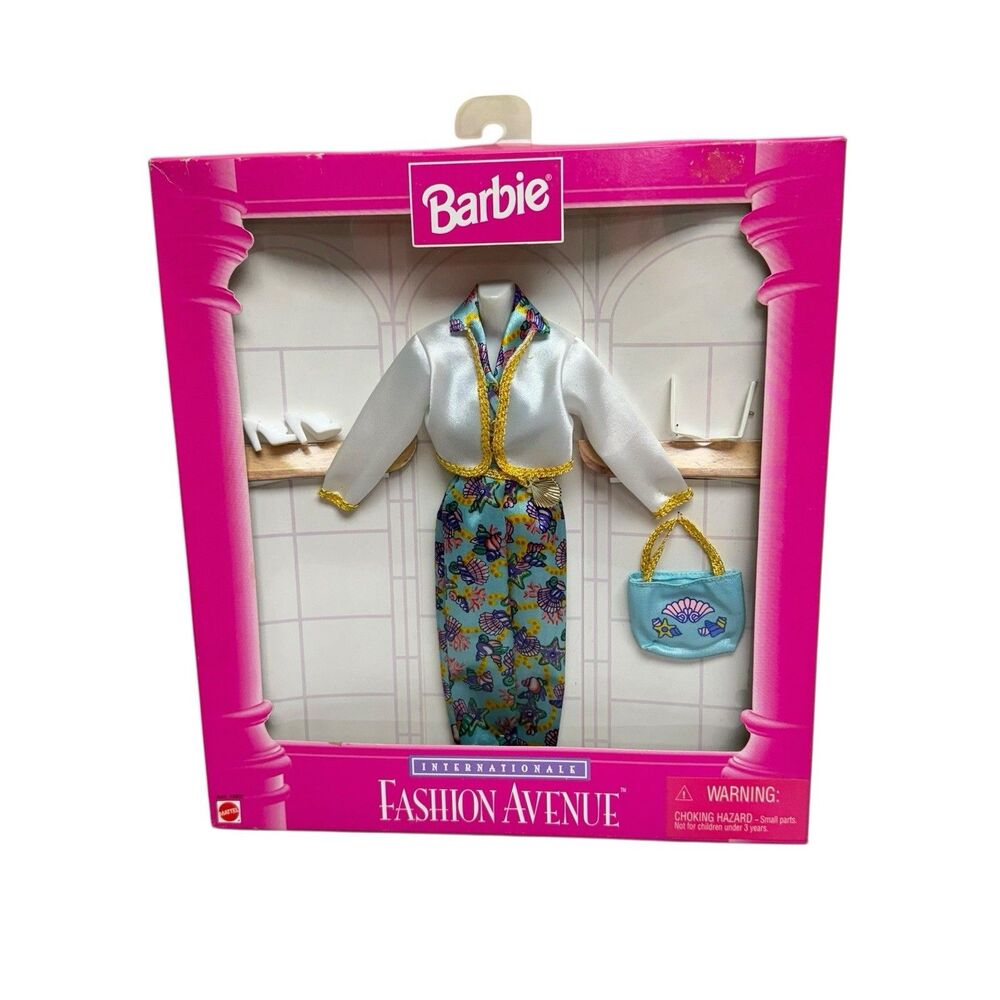 Vtg 1996 Mattel‎ Barbie Fashion Avenue International Summer Doll Outfit #15902